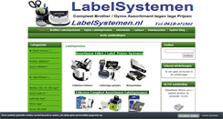 Desktop Screenshot of labelsystemen.nl